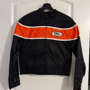 Harley-Davidson Black and Orange Riding Jacket